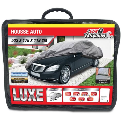 Bâche de protection automobile - extérieur - 533 x 178 x 119 - Gris