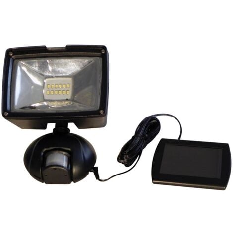 Projecteur LED Solaire ECO Professionnel 50W IP66 avec Sensor Crepuscular /  Movimento com Controle Remoto