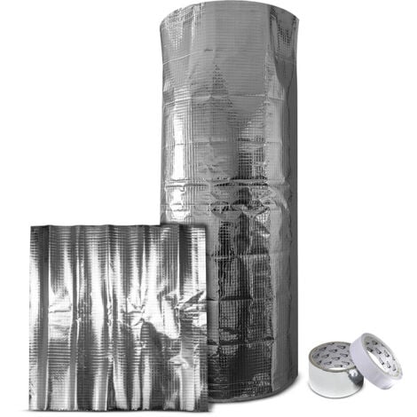 Kit complet, Isolant pour Ballon d'Eau Chaude, 160x200 cm – Avec Ruban Adhésif - Performance énergétique