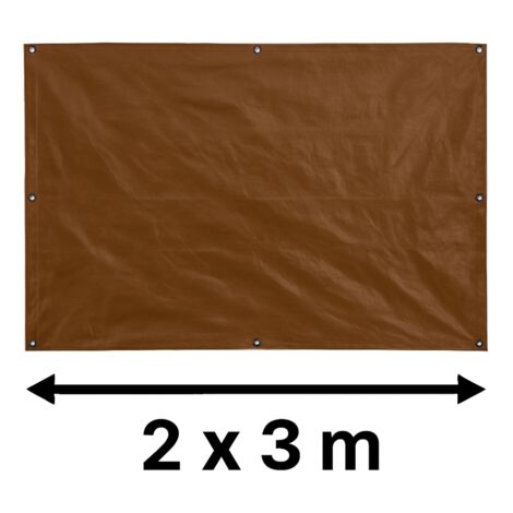 Bâche imperméable robuste 3 m x 3 m Bâche robuste 420 g-m² Bâche multi