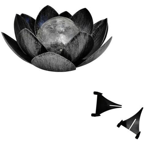 Lampe d'extérieur fleur de lotus solaire