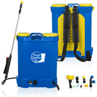 Terre Jardin – Pulvérisateur électrique à dos 16L – Batterie 12V – Autonomie 4h – Pression réglable 4,5 bar – Lance télescopique 49-85 cm