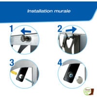 Panneau Décoratif Veleta Noir H.160cm Motifs Intégral - Clôture