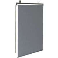 Terre Jardin – Store occultant extérieur 2,25m – Structure en fer et aluminium – Toile polyester 180 g/m² – Installation sur pergola ou mur