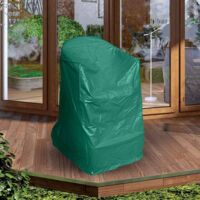 Housses De Protection Pour Chaises Extérieures – 2 Pièces, Imperméables, Ajustables, Pour Terrasse/piscine