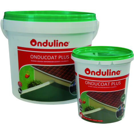 Membrana impermeabilizzante liquida ONDULINE per terrazze, resistente ai raggi UV - Verde - 5 kg
