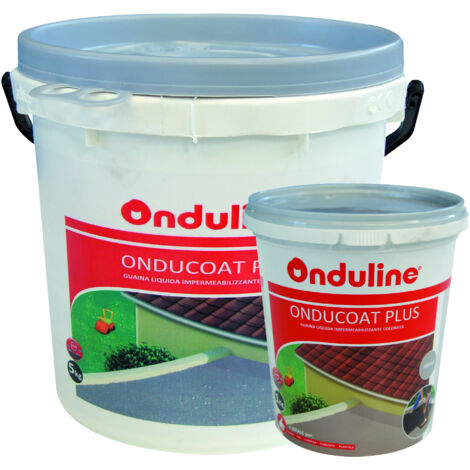 Membrana impermeabilizzante liquida ONDULINE per terrazze, resistente ai raggi UV - Grigio - 1 kg