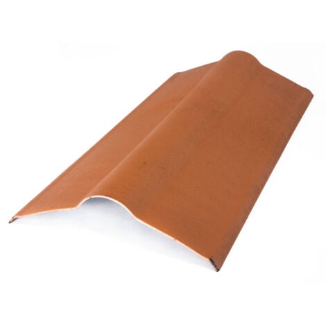 Colmo per lastre da copertura ONDULINE. Dimensioni 100 x 50 cm. Colore terracotta