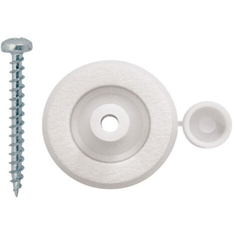 Rondella con vite per il fissaggio di lastre policarbonato alveolare da 10mm - Lunghezza vite 6 cm. - 10PZ