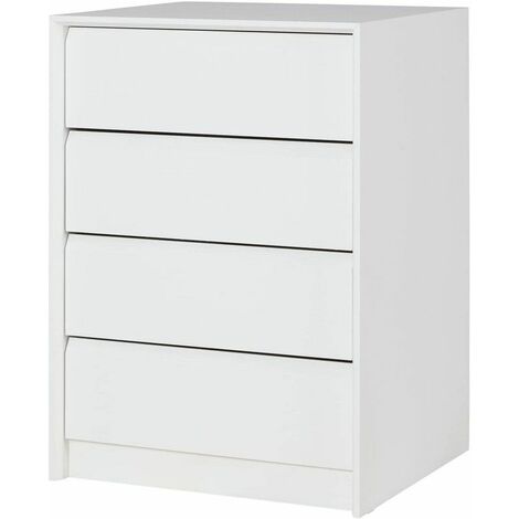 color Blanco Cajonera para armario en 5 cajones Montada dimensiones 40 ancho x 50 fondo x 90 de altura