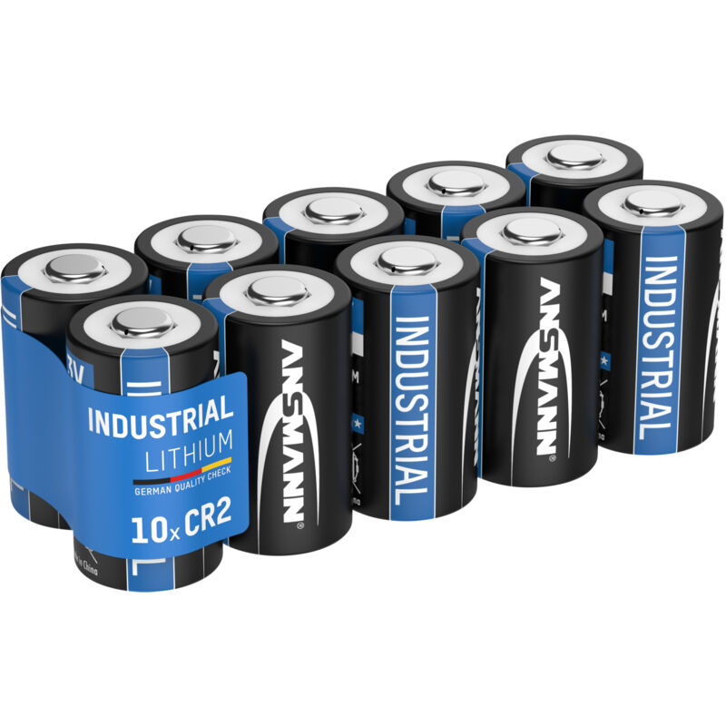 ANSMANN CR2 3V Lithium Batterie – 10er Pack CR2 Batterien geeignet für  Haushaltsgeräte, Messgeräte
