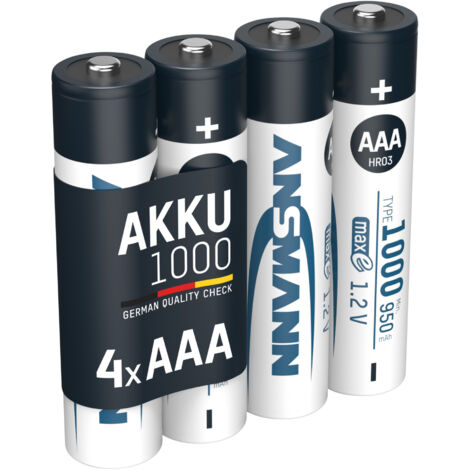 ANSMANN Akkuzelle 1,2 V 1000 mAh - 5030882