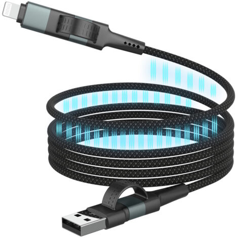 Ladekabel, Schnellladekabel universal, magnetisches Kabel, 120cm (1/5)