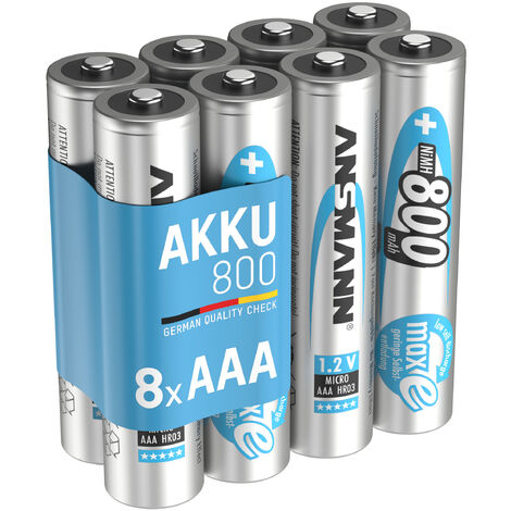 4x VARTA Battery Recycled AAA 800 MAH 1,2 V HR03 Micro (1x 4er Blister  Pack)