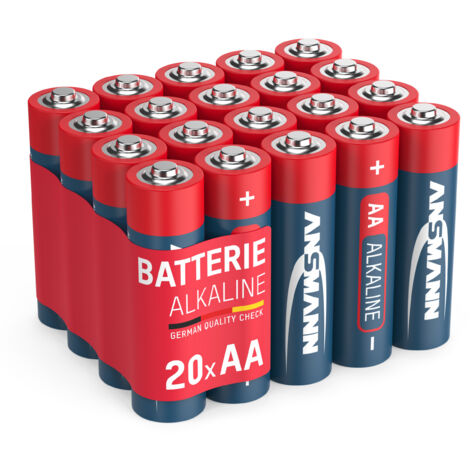 20 Stück AA-Batterien, LR6, 1,5 V, Alkaline Batterie Varta High