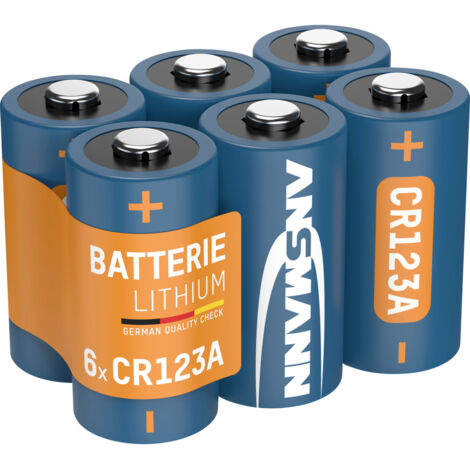 ANSMANN CR123A Lithium Fotobatterie 3V 6 Stück Photo CR17335