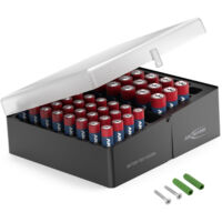 ANSMANN Batterie-Box 1900-0127, 20x Alkaline-Mignon, 32x Alkaline-Micro