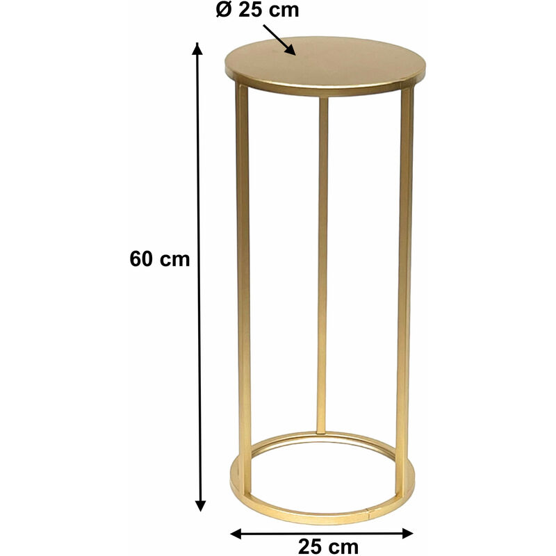 MDesign Midcentury Support Pot De Fleurs Moderne En Métal - Support Pour Plantes D'intérieur