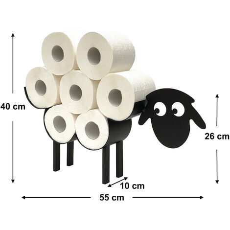 Porte-moutons Supports de papier toilette Support mural en métal