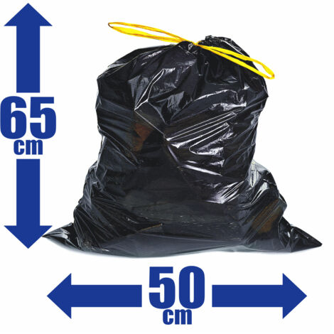 Sac Poubelle 50L Transparent HD - Ct. De 500 Sacs