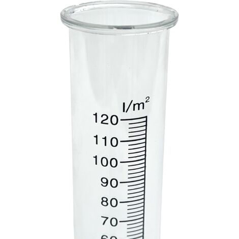 BAIFULAI Lot De 2 Pluviomètres En Verre De Rechange Résistant Au