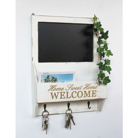 Mini Planificateur Hebdomadaire en Bois – Tableau Noir à Craie