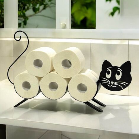 Porte-serviette En Métal Fait Main, Déco Cuisine Avec Motifs Chat Ou Chien, Original Et Unique