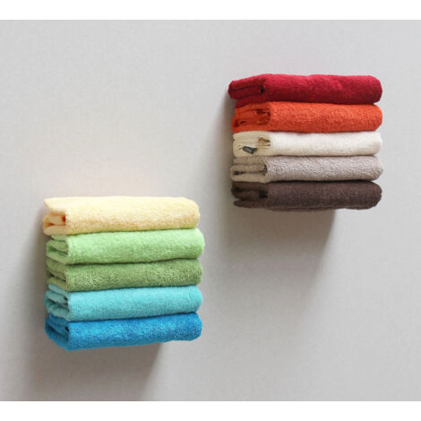 DanDiBo Porte-serviettes Blanc Mur Étagère à serviettes pour fixation murale Lot de 2 20 cm 93898 Invisible Flottant Porte-serviettes mural Métal Moderne Design (1/5)