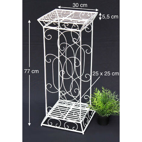 DanDiBo Tabouret Pour Fleurs Métal Or Angulaire L 82 Cm Porte-fleurs