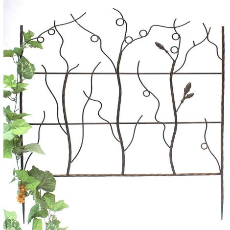 Treillis bois et Treillage jardin métal pour plante grimpante