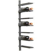 DanDiBo Casier à Vin Mural En Métal Noir Support à Bouteilles