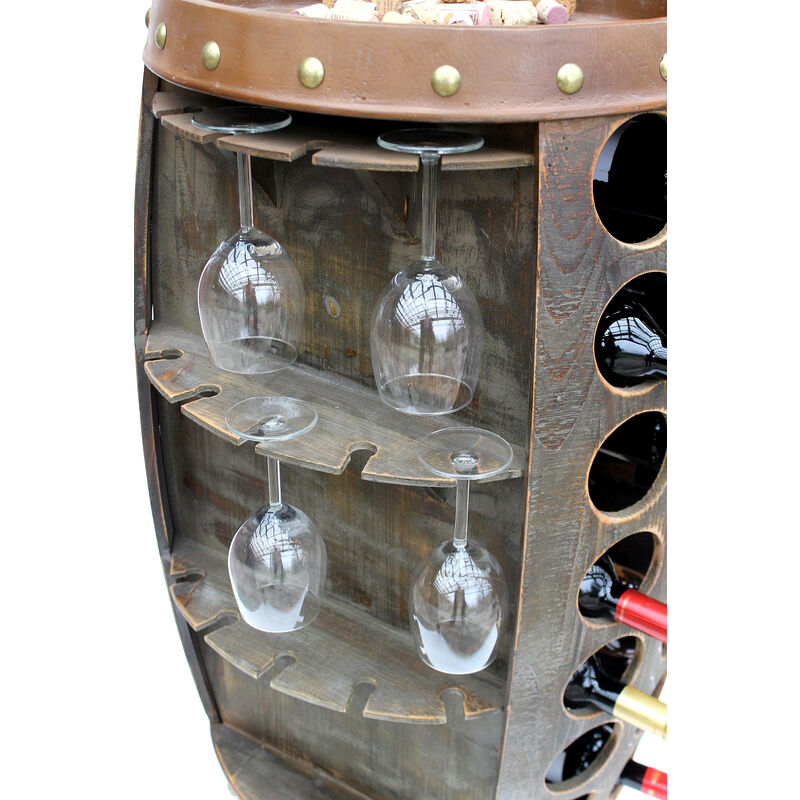 DanDiBo Scaffale per vini porta-bottiglie Diagon 100 cm in metallo Scaffale  porta-bottiglie Bar (versione destra) : : Casa e cucina