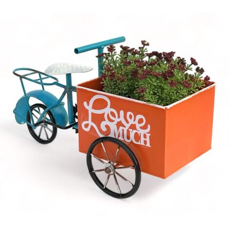 Biglietto tridimensionale popup per bicicletta con motivo floreale, biglietto d'auguri, biglietto d'amicizia, biglietto regalo, biglietto a sorpresa con una ruota da donna e fiori rossi ben