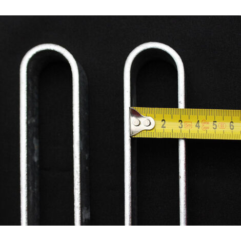 20 clip di fissaggio per tubi a forma di U 16/20/25/32 mm con viti (25 mm) | Leroy Merlin