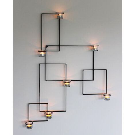 DanDiBo Scaffale Da Parete Metallo Muro Nero 96348 Montaggio A Parete 45 Cm Supporto Da Parete Moderno Scaffale Scaffale Fiore Portafiori 58551720