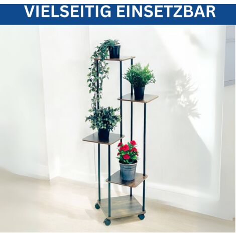 Supporto Metallico Per Piante A 5 Livelli Fioriera A Scala - Foto 5