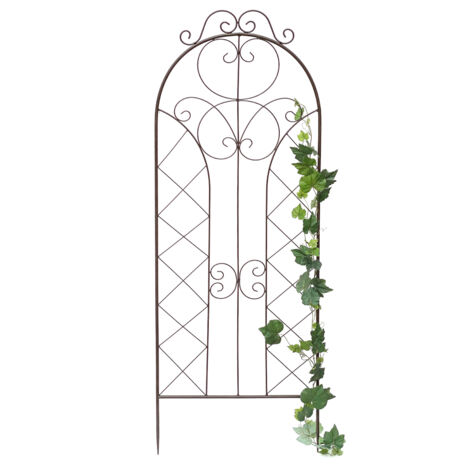 Traliccio Per Piante Rampicanti DanDiBo In Metallo - XXL 150x50 Cm - Marrone, Ideale Per Rose E Edera - 6