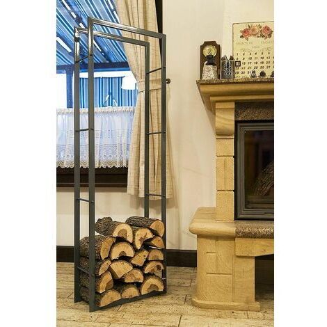 Cesto In Vimini Naturale Per Legna, Biancheria O Frutta - 40 Cm, Con Manici In Corda