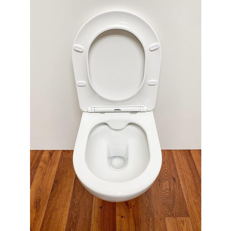 Combi-Pack Grohe Euro Spülrandlos Keramik Weiß, WC-Sitz Softclose