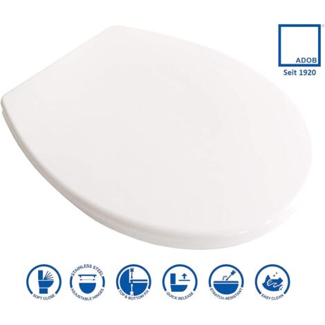 ADOB WC SITZ Thermo Luxus Toilettensitz Klodeckel