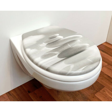 ADOB WC- Sitz Toilettendeckel Toilettensitz Cortina Stones