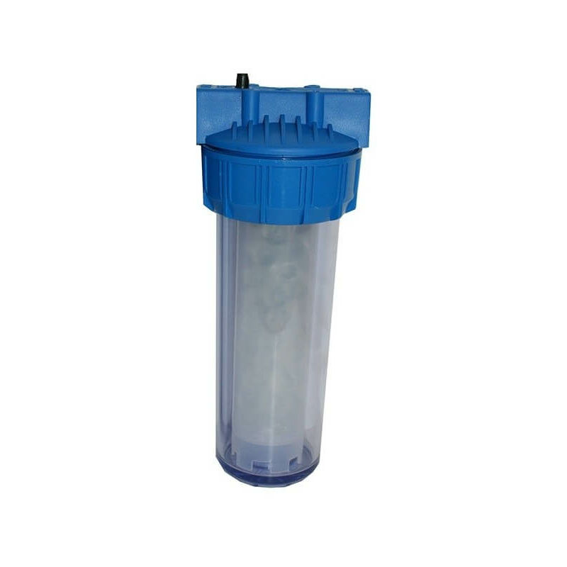 Porta filtro + protezione anti calcare silicophosphate 200 m 3 di  trattamento