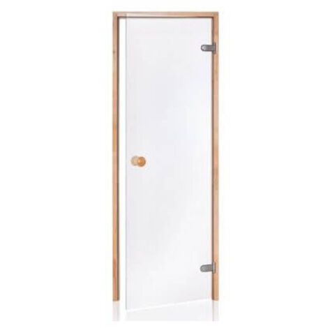 telaio di 8 mm in vetro di sicurezza porta sauna pino