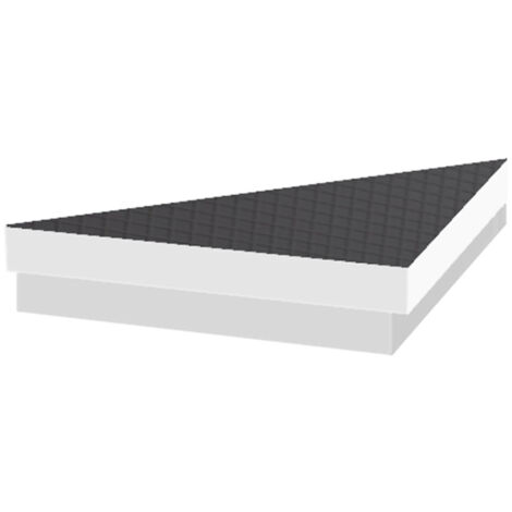 Panca angolare pronta per piastrellare in XPS - hammam 790 x 560 x 100 mm