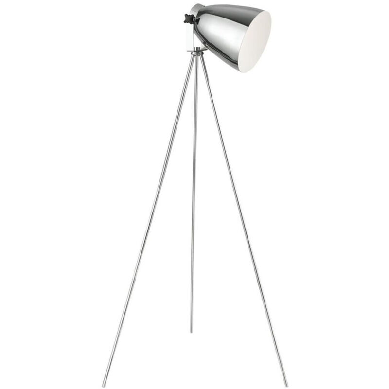 Searchlight Study Floor Lamp Chrome