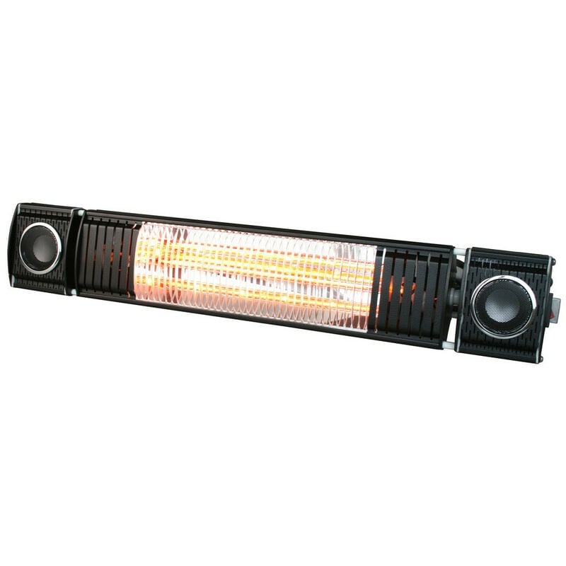 Forum Flint Outdoor Patio Heater Black