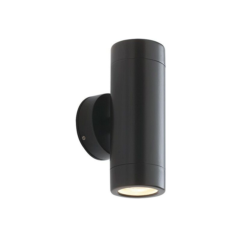 Saxby Lighting Odyssey - Outdoor Wall Lamp IP65 7W Satin Black Paint ...