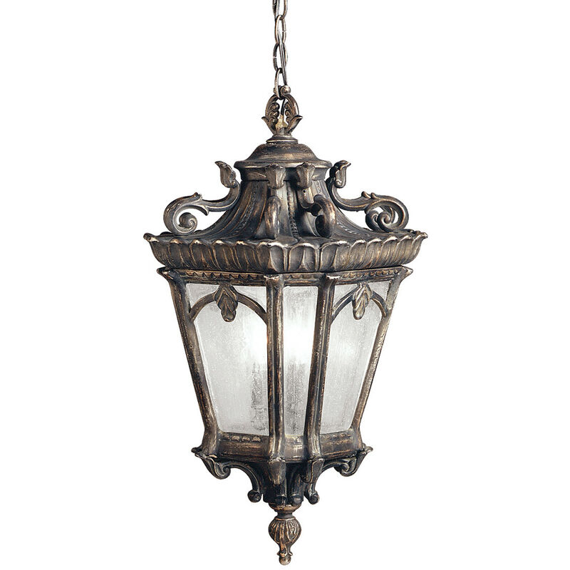 Elstead Tournai - 4 Light Outdoor Ceiling Chain Lantern Londonderry, E27