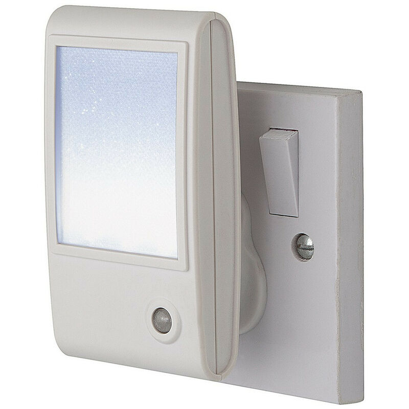 Firstlight - LED 1 Light Sparkle Night Light White, White