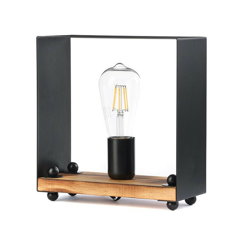 Onli Susan Table Lamp, Black, Wood